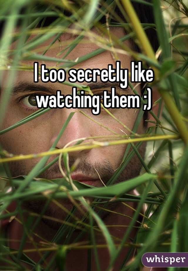 I too secretly like watching them ;)