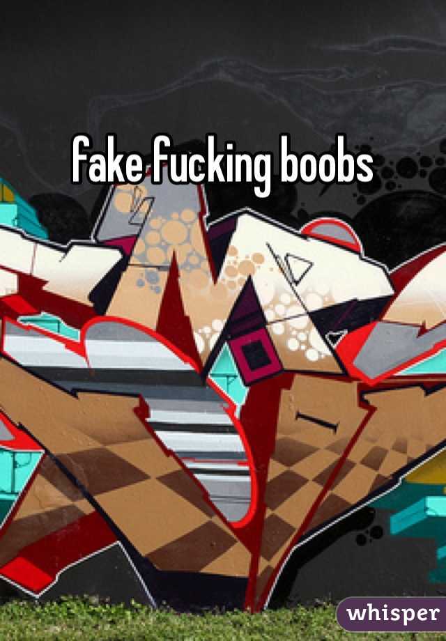 fake fucking boobs 