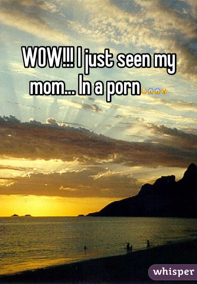 WOW!!! I just seen my mom... In a porn😳😱😱😵