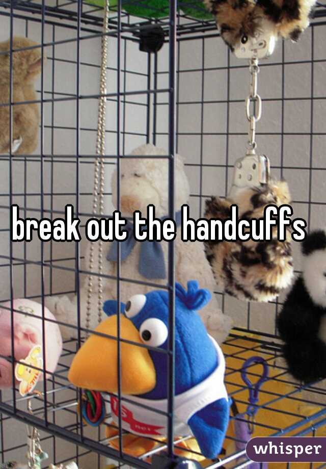 break out the handcuffs 