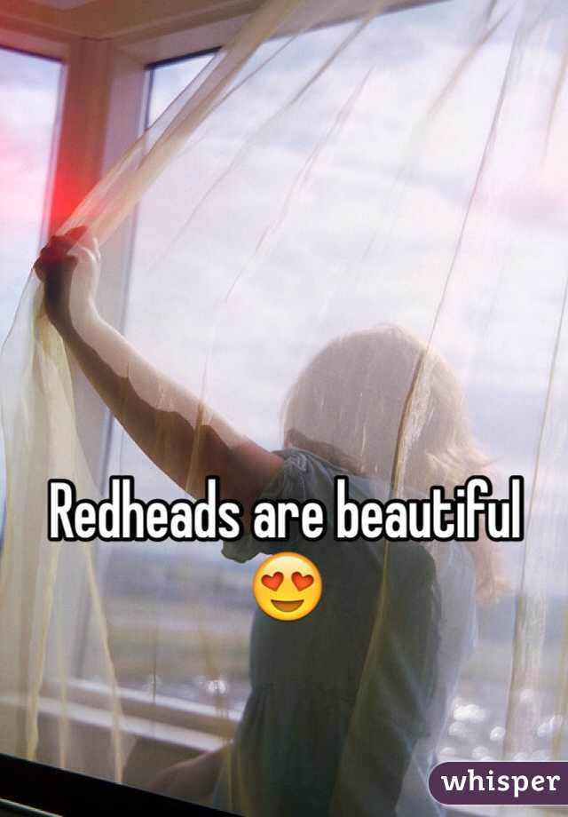 Redheads are beautiful 😍