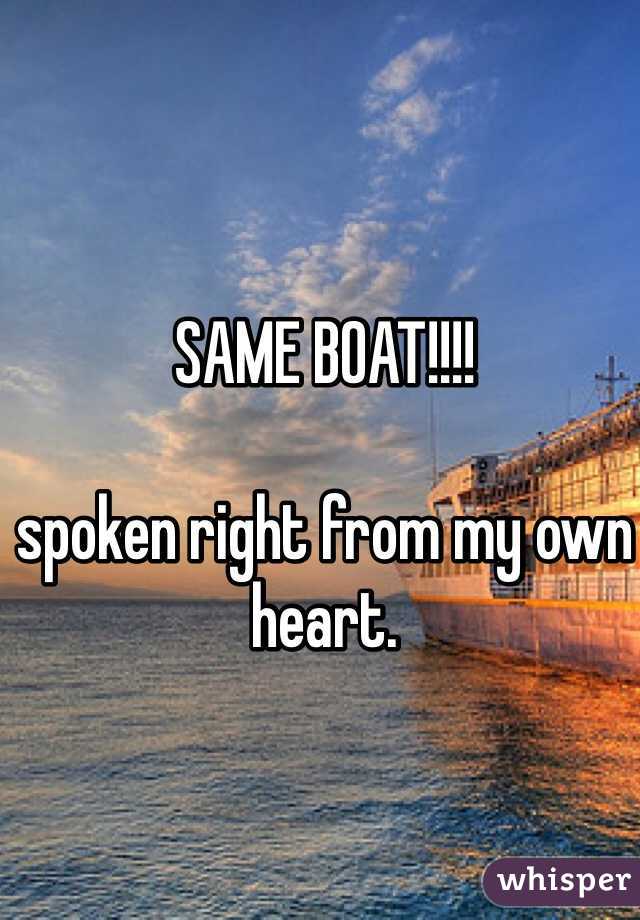 SAME BOAT!!!! 

spoken right from my own heart. 