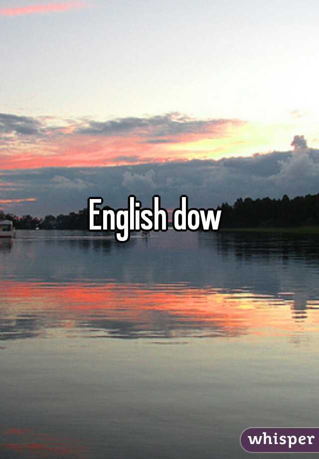 English dow 