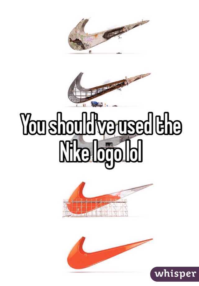 You should've used the Nike logo lol