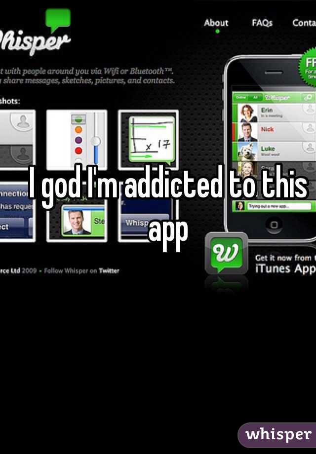 I god I'm addicted to this app 
