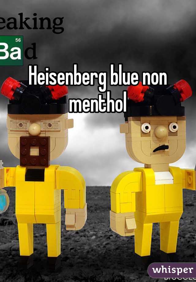 Heisenberg blue non menthol