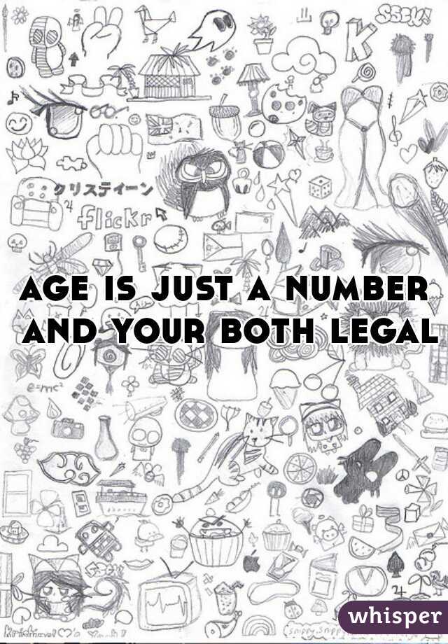 age is just a number and your both legal 