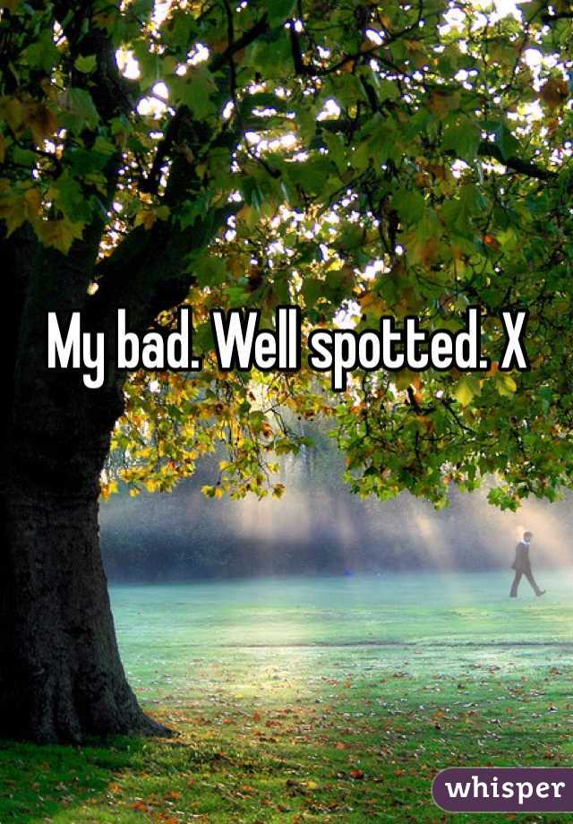 My bad. Well spotted. X