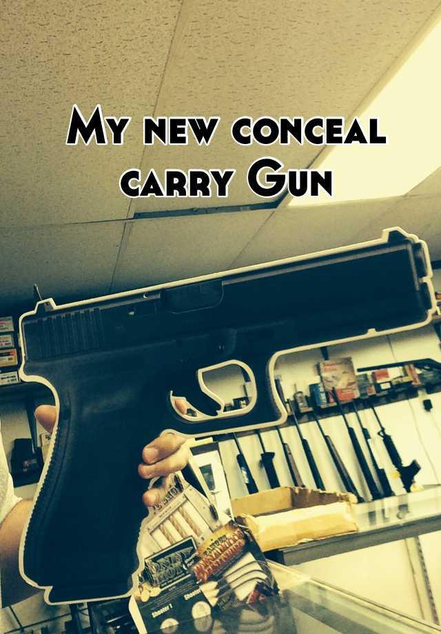 My new conceal carry Gun