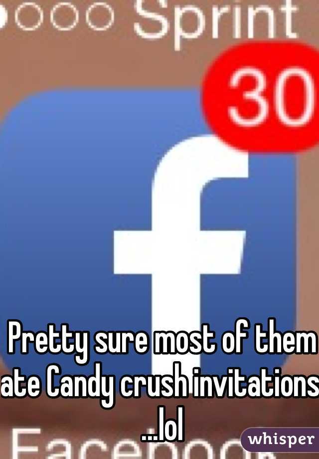 Pretty sure most of them ate Candy crush invitations ...lol 