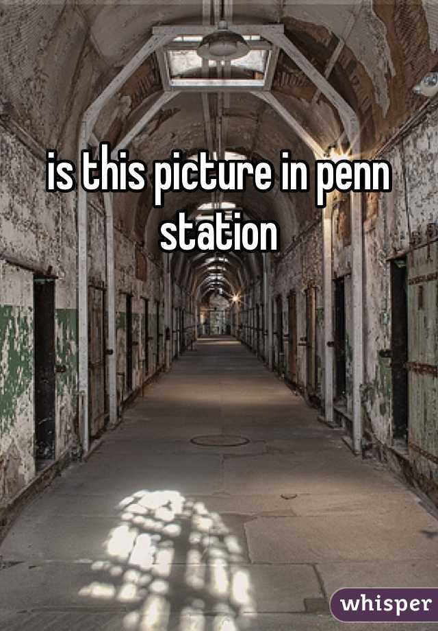 is this picture in penn station 