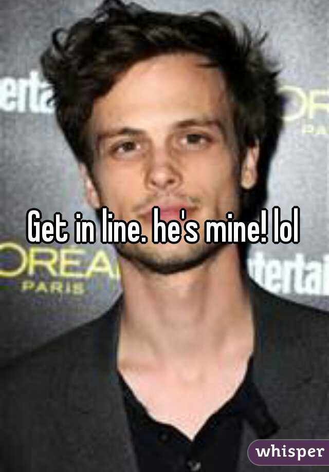 Get in line. he's mine! lol