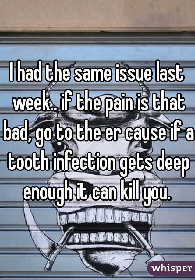 I had the same issue last week.. if the pain is that bad, go to the er cause if a tooth infection gets deep enough it can kill you. 