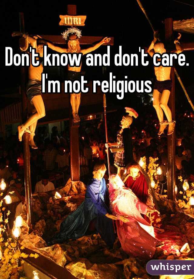 Don't know and don't care. I'm not religious