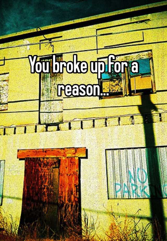 you-broke-up-for-a-reason