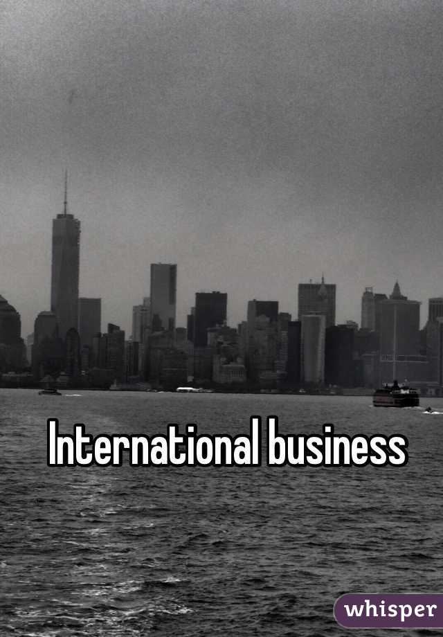 International business