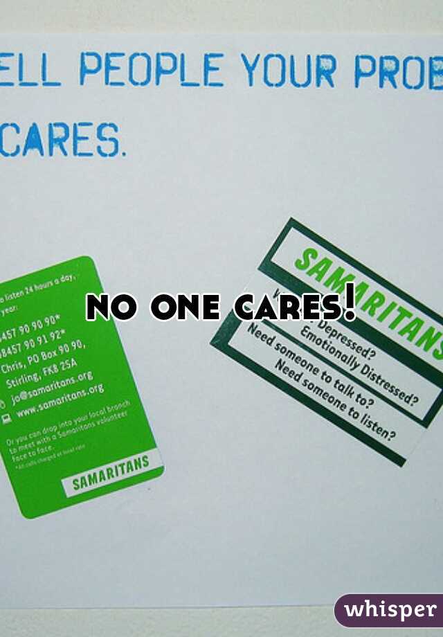 no one cares!