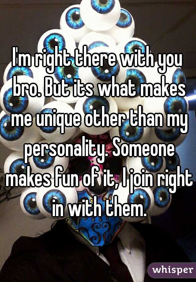 I'm right there with you bro. But its what makes me unique other than my personality. Someone makes fun of it, I join right in with them.