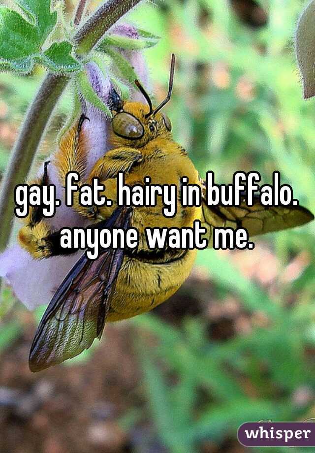 gay. fat. hairy in buffalo. anyone want me. 
