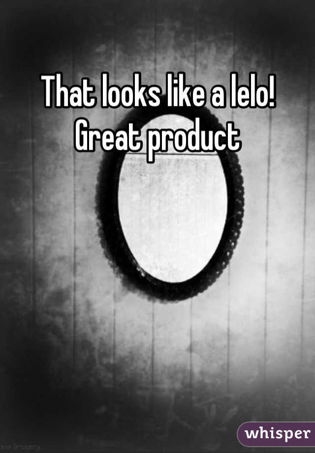 That looks like a lelo! Great product