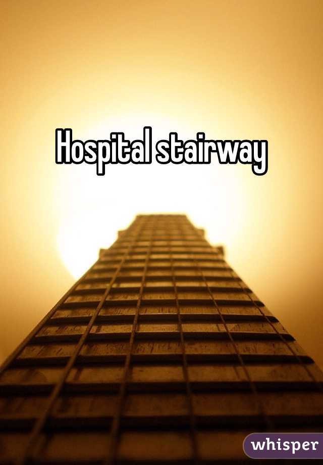 Hospital stairway