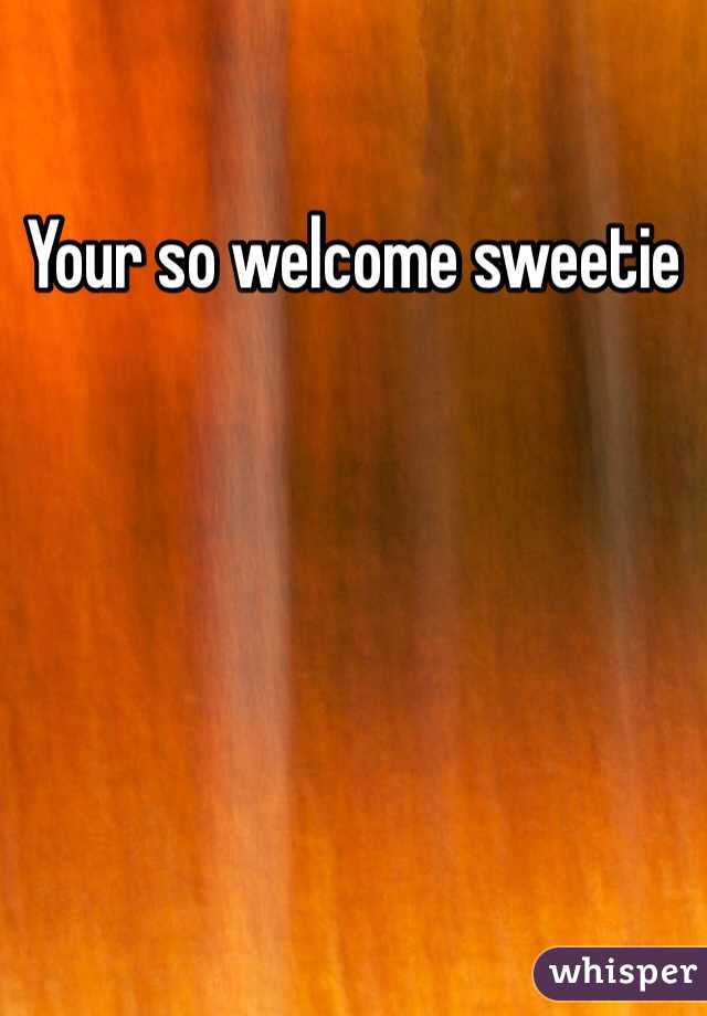 Your so welcome sweetie 