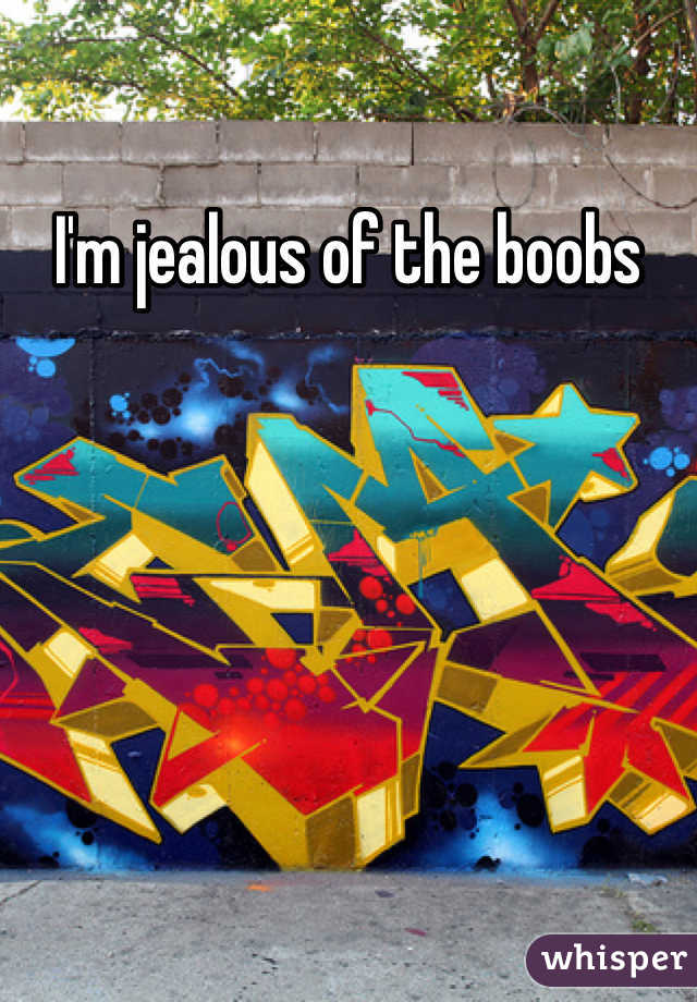 I'm jealous of the boobs
