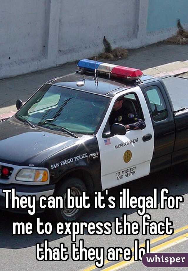 They can but it's illegal for me to express the fact that they are lol