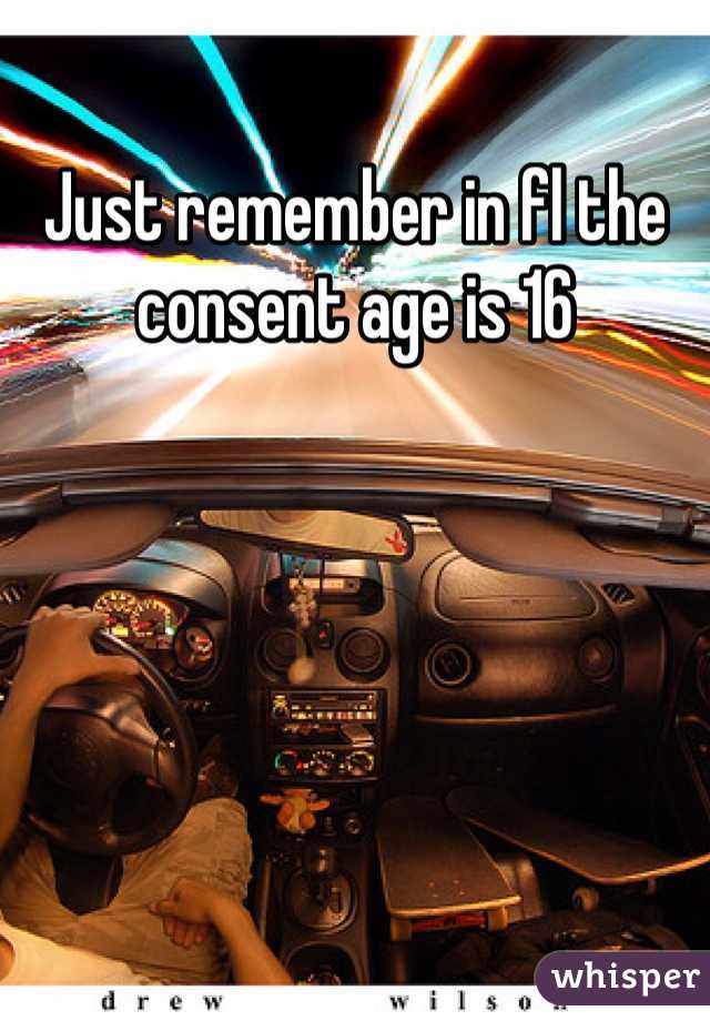 Just remember in fl the consent age is 16 