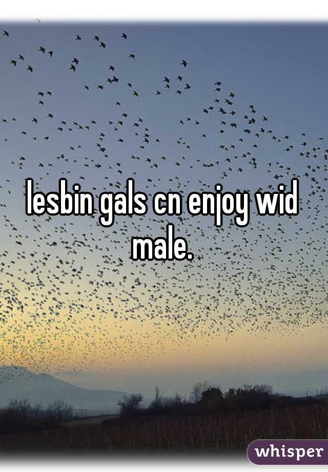 lesbin gals cn enjoy wid male.