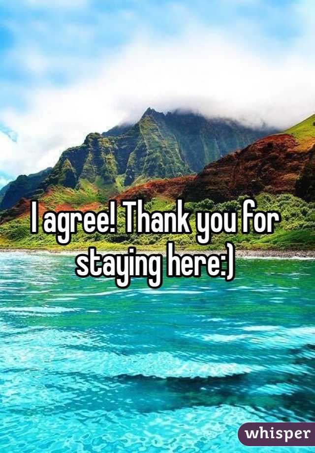 I agree! Thank you for staying here:)