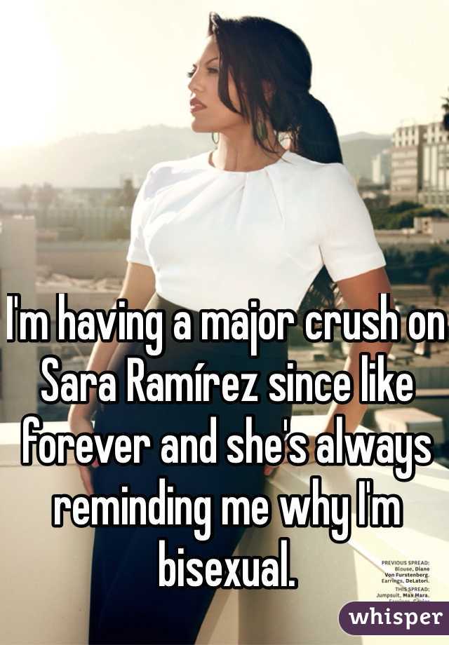 I'm having a major crush on Sara Ramírez since like forever and she's always reminding me why I'm bisexual. 