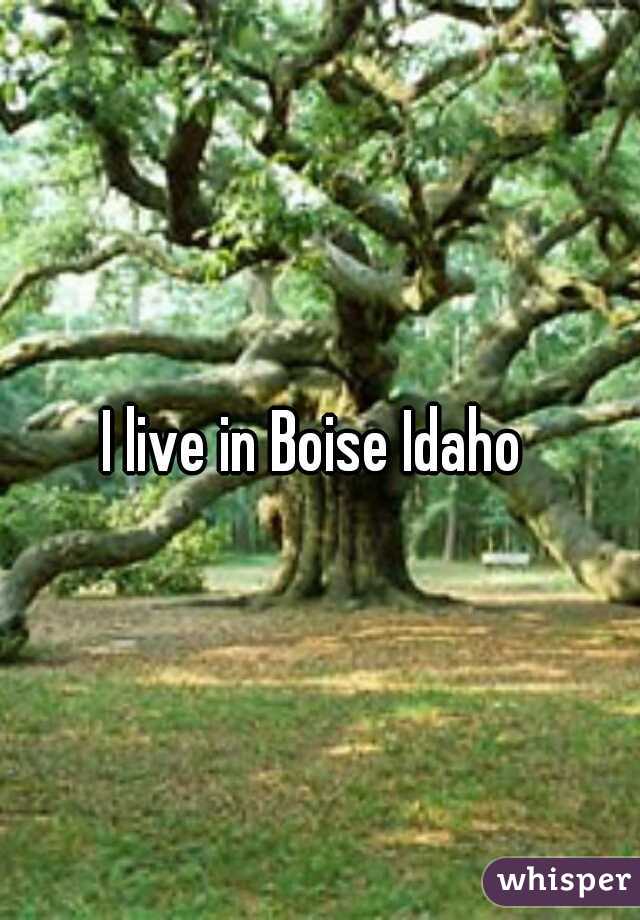 I live in Boise Idaho 