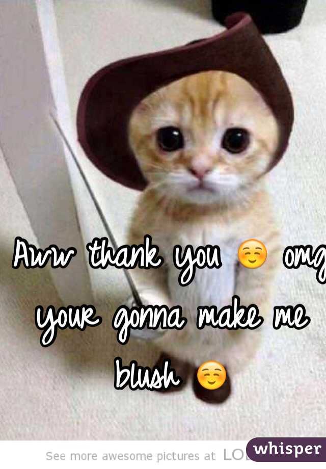 Aww thank you ☺️ omg your gonna make me blush ☺️ 