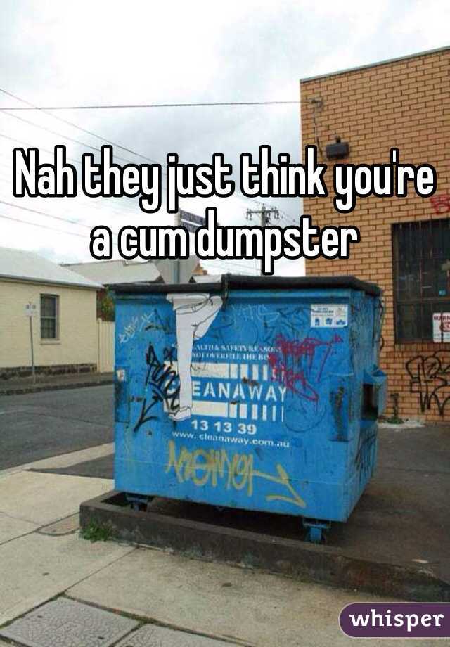 Nah they just think you're a cum dumpster 