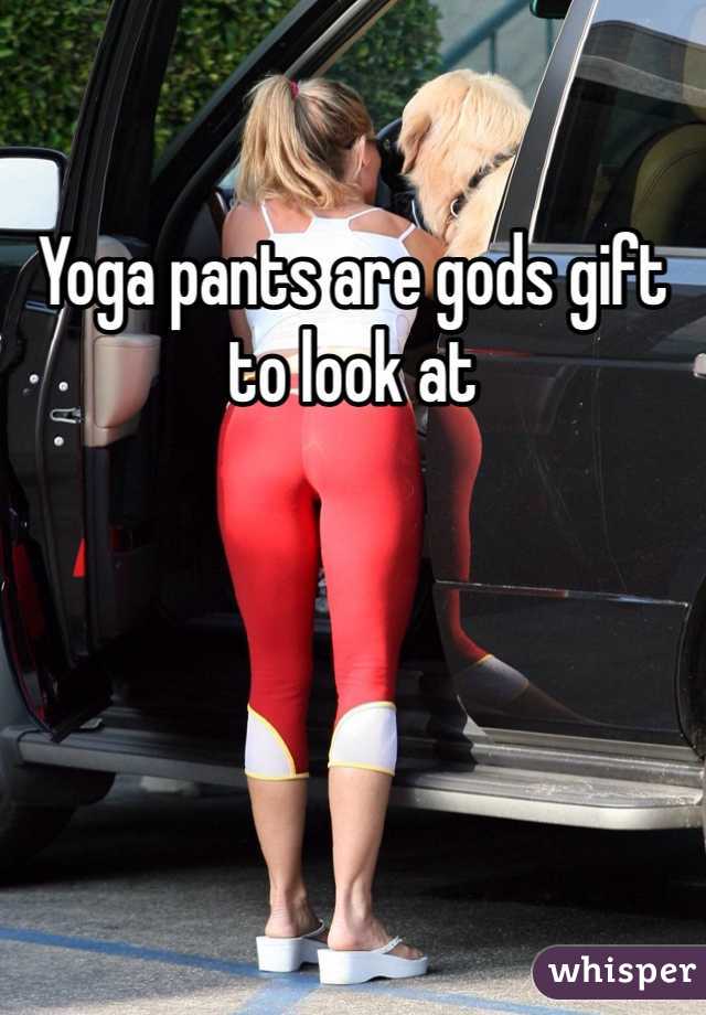 Yoga pants are gods gift to look at