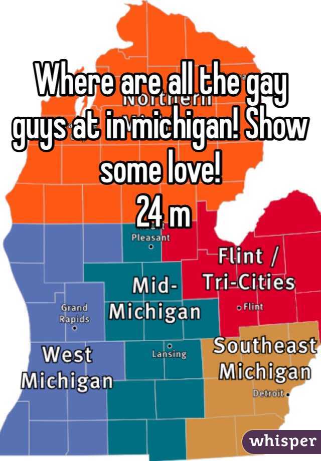 Where are all the gay guys at in michigan! Show some love!
 24 m 