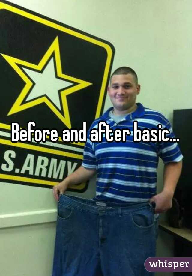 Before and after basic...