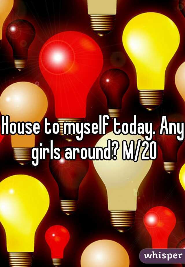 House to myself today. Any girls around? M/20