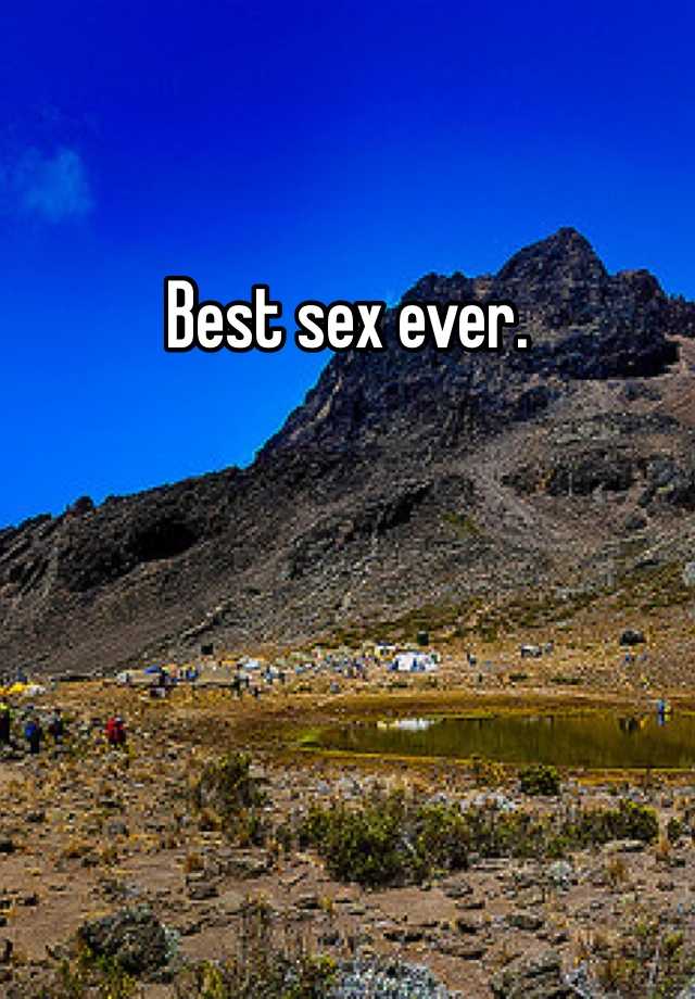 Best Sex Ever 