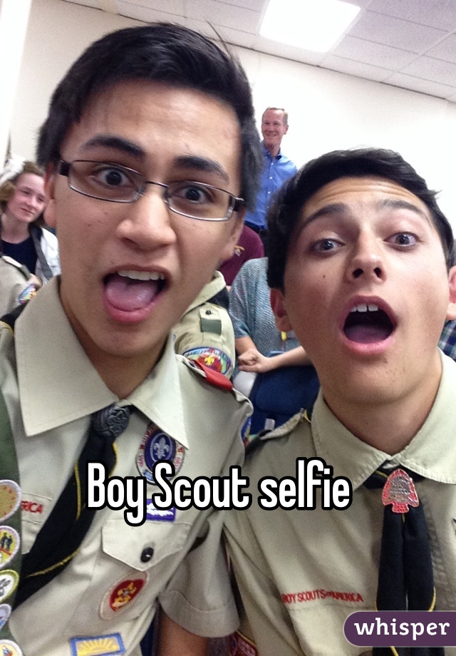  Boy Scout selfie 