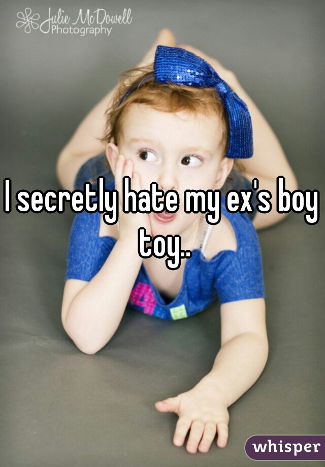I secretly hate my ex's boy toy..