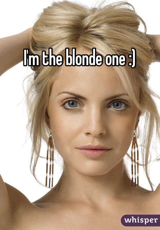 I'm the blonde one :) 