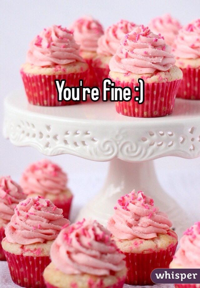 You're fine :)