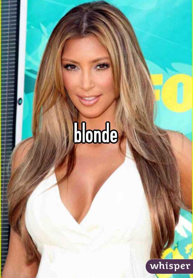 blonde