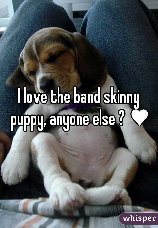 I love the band skinny puppy, anyone else ? ♥♥