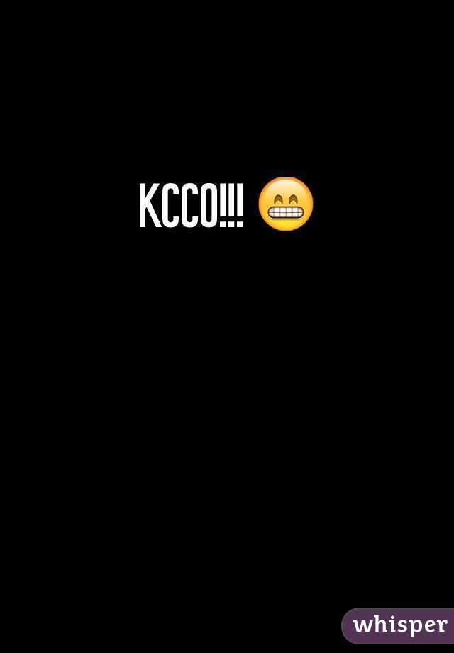 KCCO!!! 😁