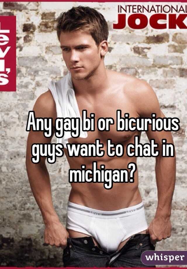 Any gay bi or bicurious guys want to chat in michigan?
