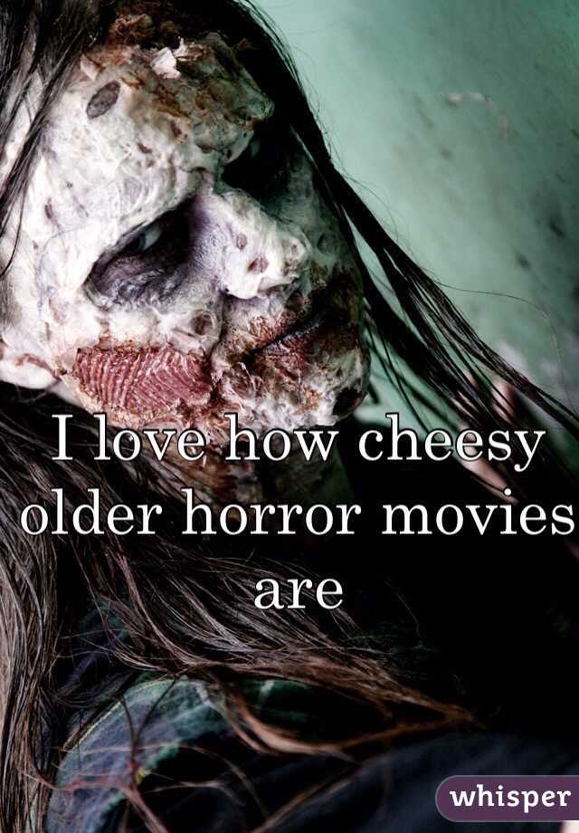 I love how cheesy older horror movies are