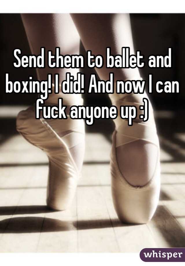 Send them to ballet and boxing! I did! And now I can fuck anyone up :) 